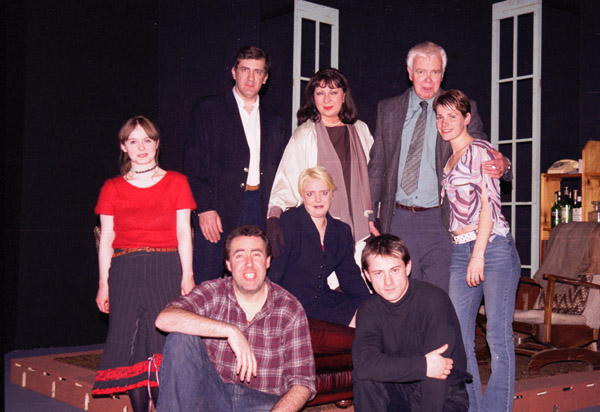 Cast and CrewClockwise from left: Emma Connolly, Christopher Vian-Smith, Jenny Gammon, Alan Jarvis, Emma Howcutt, Peter Fortune, Abigail Palmer and Bob Callender.  (Photo: Mark Davies)